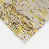 Li Garden Series: Waiting in Stillness フリースブランケット (角)