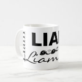 LIAM – マグカップをパーソナライズ コーヒーマグカップ (正面左)