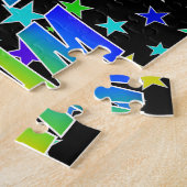 "LIAM"名、おもしろい"ハッピーバースデー" ジグソーパズル (側面)