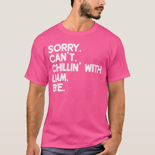 Liam First Name Funny Personalized Named Friend of Tシャツ (正面)
