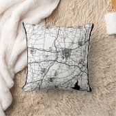 Liaocheng China City Map クッション (ブランケット)