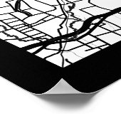 Liaocheng China City Map ポスター (角)