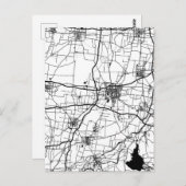 Liaocheng China City Map ポストカード (正面/裏面)