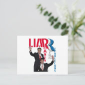 Liar – ミットロムニー&ポール・ライアン ポストカード (スタンド正面)