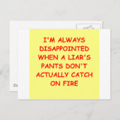 LIARS.png ポストカード (正面/裏面)