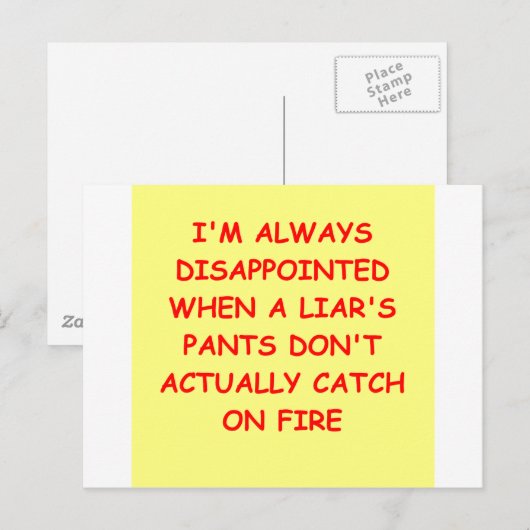 LIARS.png ポストカード (正面/裏面)