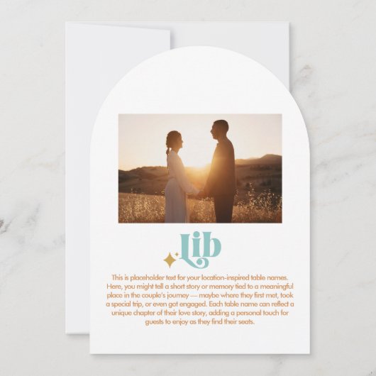 Lib Table Number 招待状 (裏面)