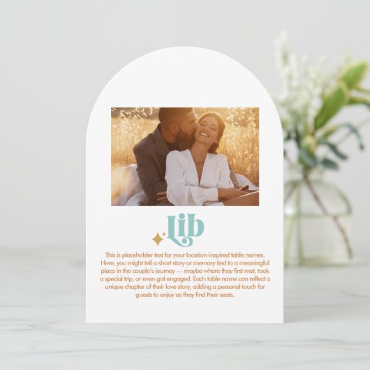 Lib Table Number 招待状 (スタンド正面)