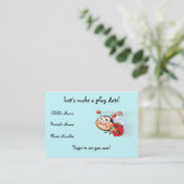 Libbyてんとう虫の演劇の日付カード コーリングカード (スタンド正面)