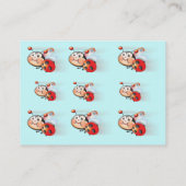 Libbyてんとう虫の演劇の日付カード コーリングカード (裏面)