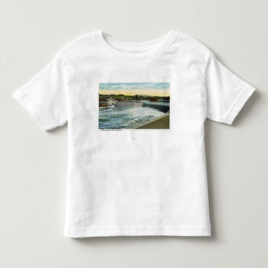 Libby-Dingleysのダムの眺め トドラーTシャツ (正面)