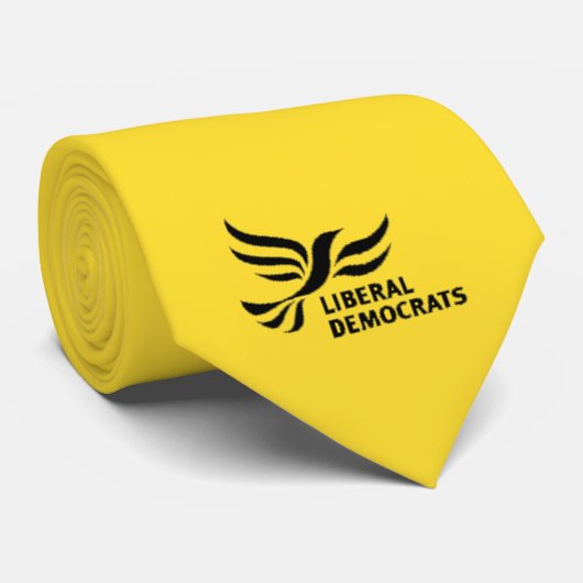 libdemのタイ ネクタイ (ロール)