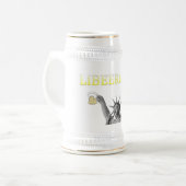 LiBEERtarianビールステイン ビールジョッキ (正面左)