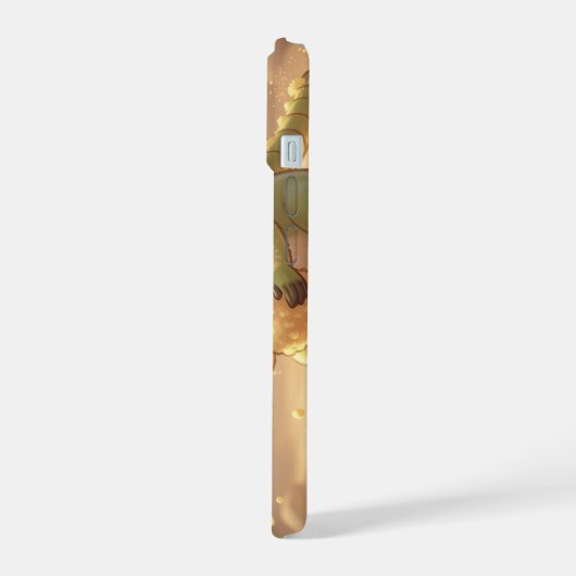 Libelle – Sternennektar der stillen Nacht.1 iPhone 15ケース (左側面)