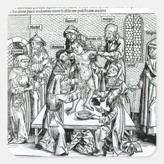 Liber Chronicarumからの割礼 スクエアシール (正面)