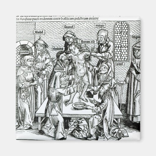 Liber Chronicarumからの割礼 マグネット (正面)