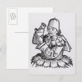 Liber Chronicarumの聖アンソニー ポストカード (正面/裏面)