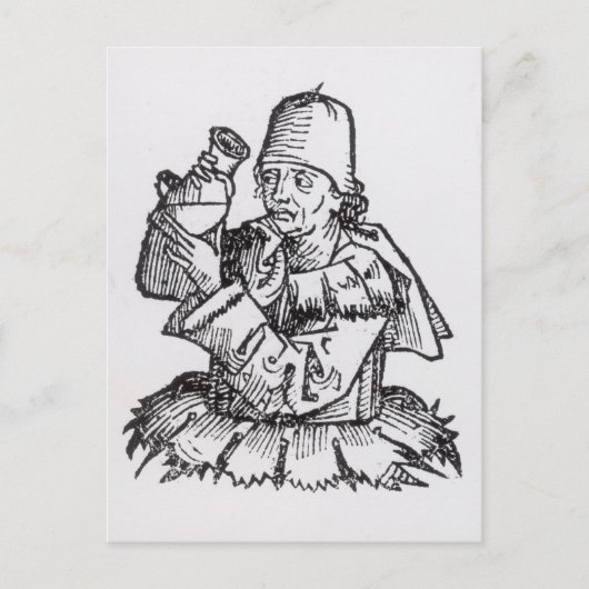 Liber Chronicarumの聖アンソニー ポストカード (正面)