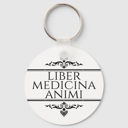 Liber Medicina Animiマグネットボタン キーホルダー (正面)