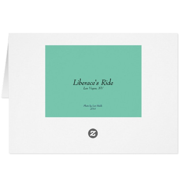 Liberaceの乗車 (裏面横)