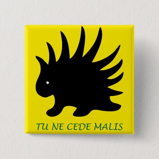 Liberal Porcupine Button- M4 缶バッジ (正面)