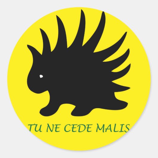 Liberal Porcupine Sheet - M3 ラウンドシール (正面)