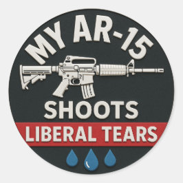 LIBERAL TEARS STICKERS ラウンドシール