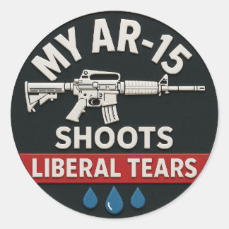 LIBERAL TEARS STICKERS ラウンドシール