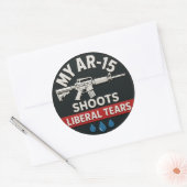LIBERAL TEARS STICKERS ラウンドシール (封筒)