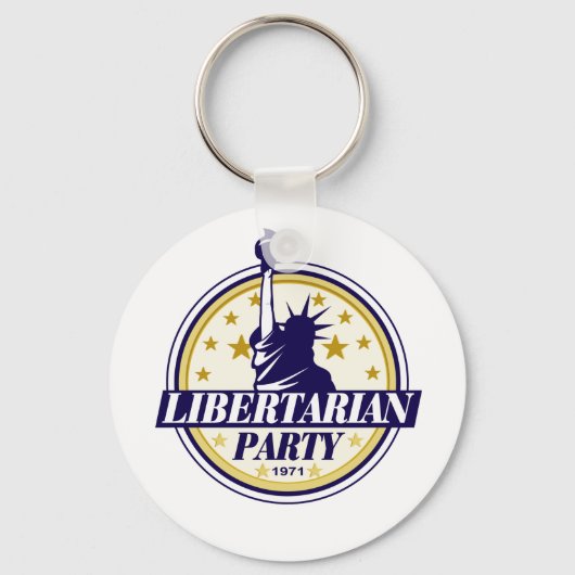liberarianパーティーロゴ キーホルダー (正面)