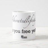 #LiberatedLifestyleマグ ジャンボコーヒーマグカップ (正面)