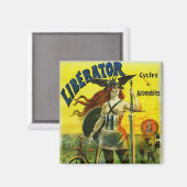 LIBERATORサイクル&自動車ヴィンテージ自転車 マグネット (正面/裏面)