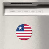 Liberia Flag マグネット (インサイチュ (食洗機))