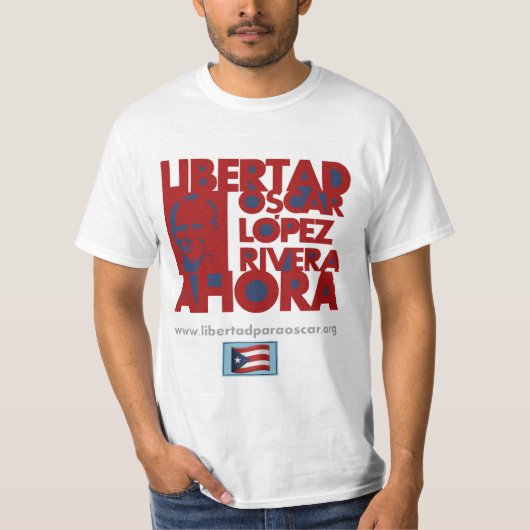 LibertadオスカーローペッツリベラAhora Tシャツ (正面)