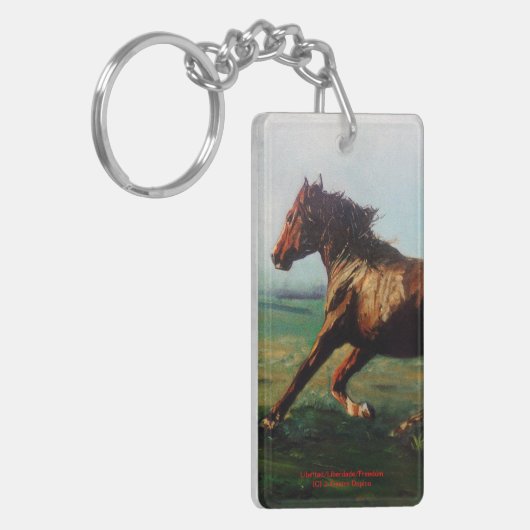 Libertad/Liberdade/Freedom キーホルダー (正面左)