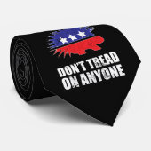 Libertarian Porcupine Logo Don't Tread on Anyone ネクタイ (ロール)