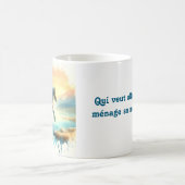 Liberté au Coeur de la Nature コーヒーマグカップ (中央)