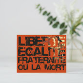 Liberte Egalite Fraternite:フランスの革命 ポストカード (スタンド正面)