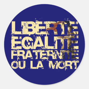 Liberte Egalite Fraternite: フランス革命 ラウンドシール