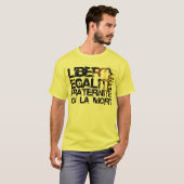 Liberte Egalite Fraternite: フランス革命 Tシャツ (正面フル)