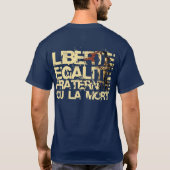 Liberte Egalite Fraternite: フランス革命 Tシャツ (裏面)