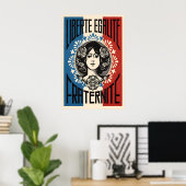Liberte Egalite Fraternite Reproduction Poster ポスター (ホームオフィス)