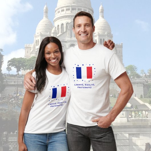 Liberté, Egalité, Fraternité! Tシャツ