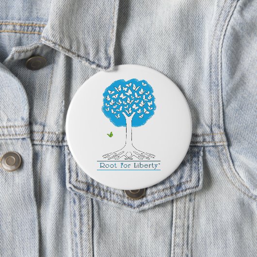 Libertyボタンのルート4"巨大 缶バッジ (インサイチュ)