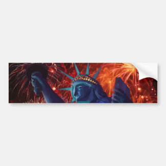 Liberty女性バンパーステッカー バンパーステッカー