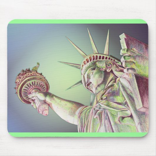 Liberty女性 マウスパッド (正面)