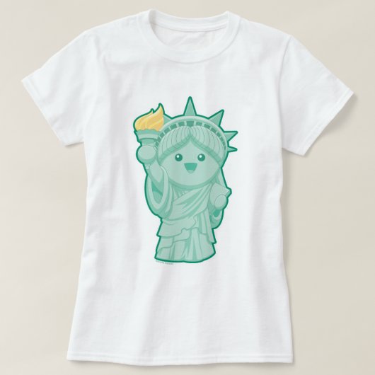 Liberty女性 Tシャツ (デザイン正面)