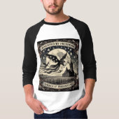Liberty 幽霊のよく出る Castle: 飛んでいる Skeleton Hallowe Tシャツ (正面)