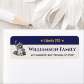 Liberty 250 Raccoon Patriotic Family Return ラベル (インサイチュ)