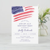 LIBERTY 4th of 7月の誕生日パーティーへの招待 招待状 (スタンド正面)